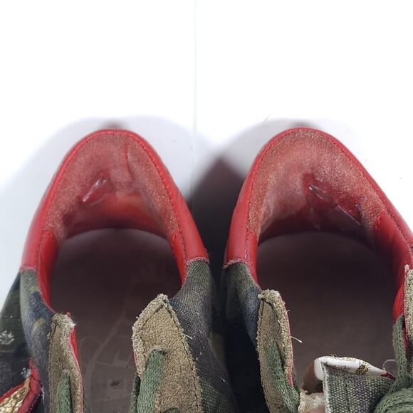 Freebird By Steven Women's Fb927 US10 Camo Red Distressed Casual Sneakers - Picture 12 of 16